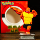 Action Figure Pikachu, Charmande, Squirtle, Psyduck, musculoso Anime Pokemon