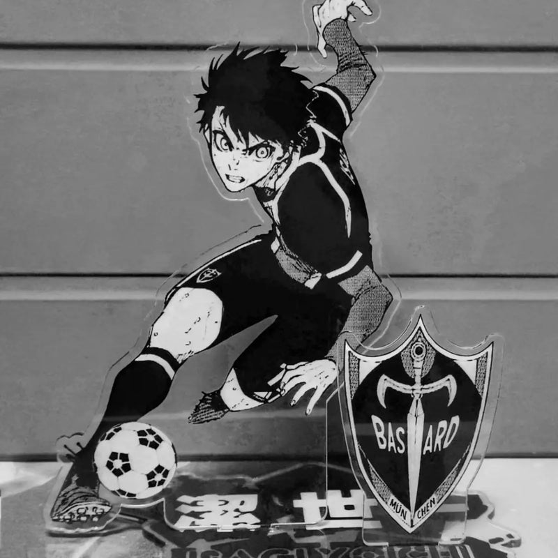 Isagi yoichi figuras de brinquedo acrílico suporte firefly anime modelo figura de ação ornamento crianças coleção bloqueio azul amigo presente