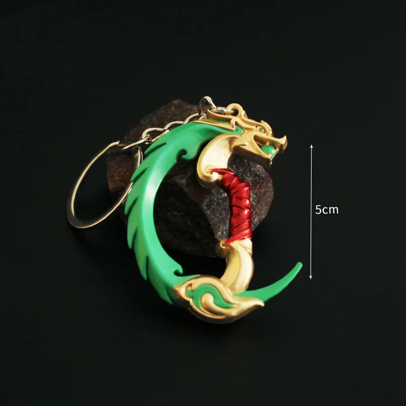 Valorant corpo a corpo reaver 2.0 karambit chaveiro para homem jogo periférico m4 samurai punhal modelo metal chaveiro pingente jóias presente
