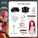 Cosplay rumi, mira & zoey Anime kpop huntrix Demon Hunters