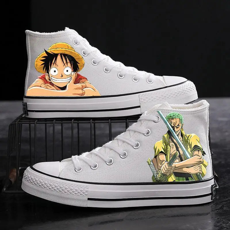 Tênis luffy/Ace/zoro Anime One Piece