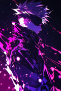 Japonês popular menino quadrinhos poster imprime fantasia escura escola batalha anime pintura em tela sala de estar menino decoração casa