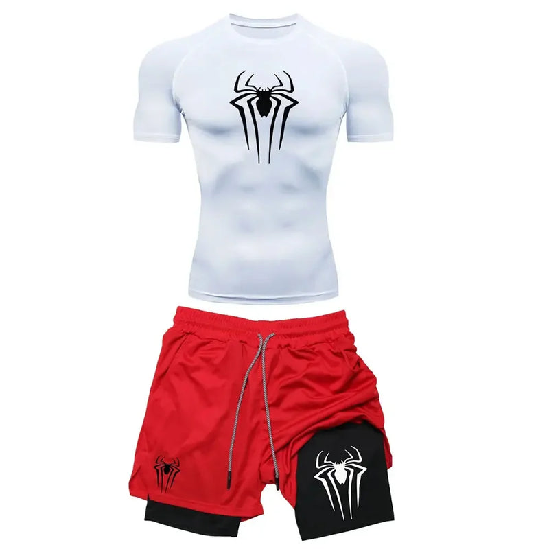 Camiseta compressão Homem Aranha