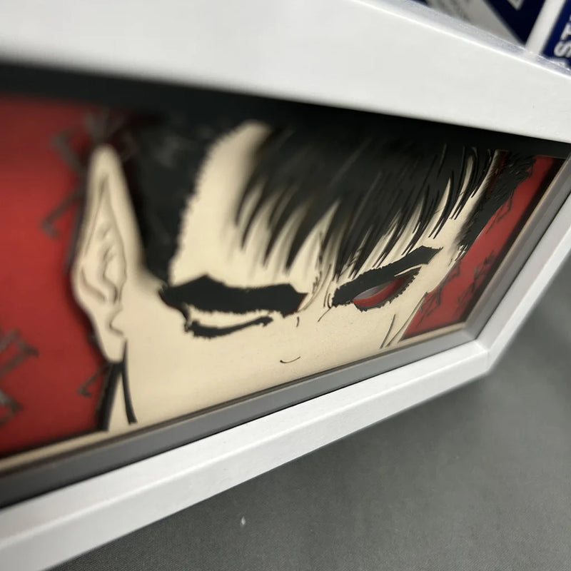 Light Box Led Papel 3D Anime tokyo revenge, Berserk, One piece, naruto