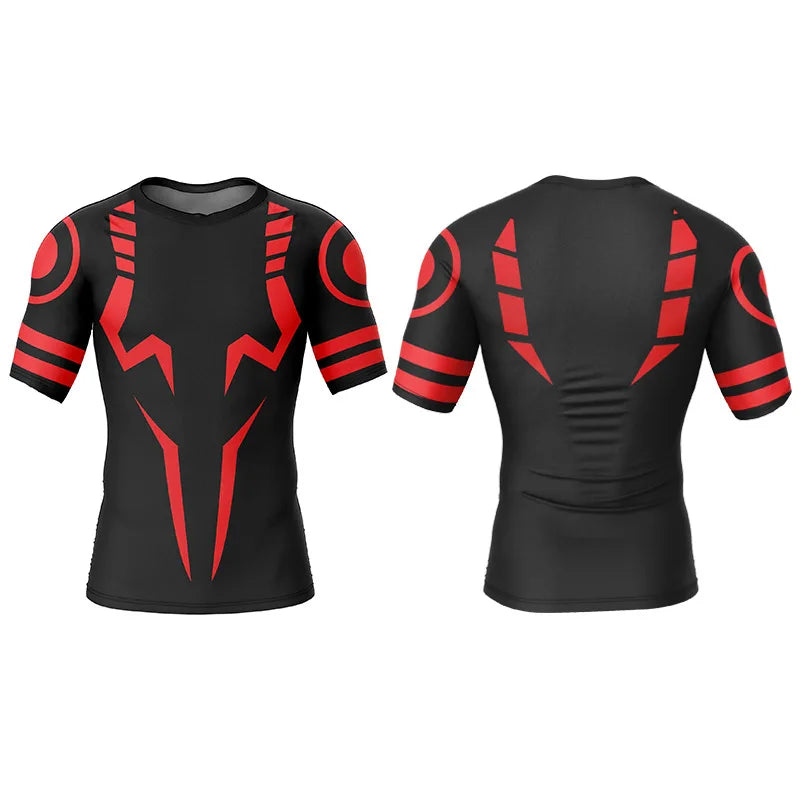 Camiseta compressão Sukuna 3d premium Anime Jujutsu Kaisen