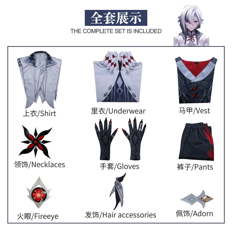 Cosplay Arlecchino Game Genshin Impact