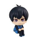 Blue Lock Action Figures para Crianças, Isagi, Yoichi, Bachira, Meguru, Estatueta Versão Q, Modelo Colecionável PVC, Brinquedos de Boneca, Presentes