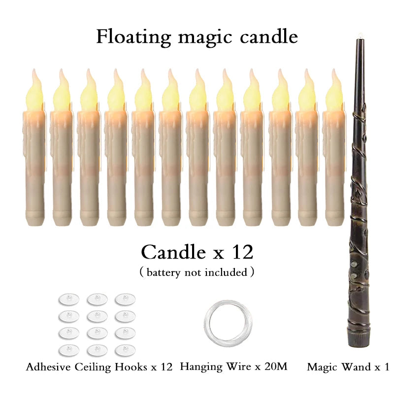 Vela flutuantes magico do harry potter