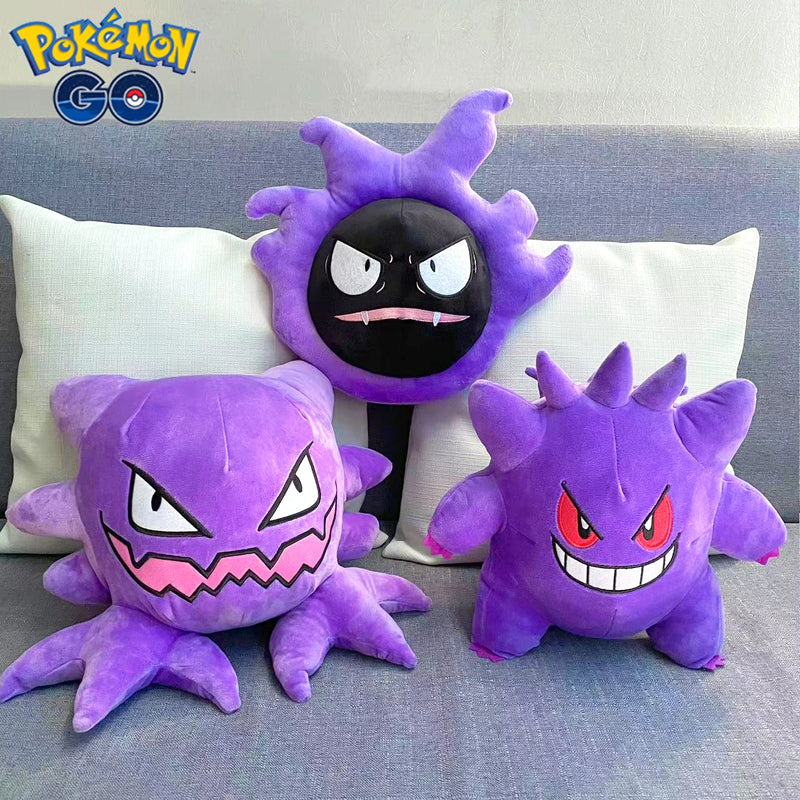 Pelúcia Gastly, Haunter, Gengar Anime Pokémon 25-30cm