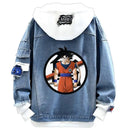 Moletom Vegeta, Son Goku & Gogeta com Capuz Anime Dragon Ball