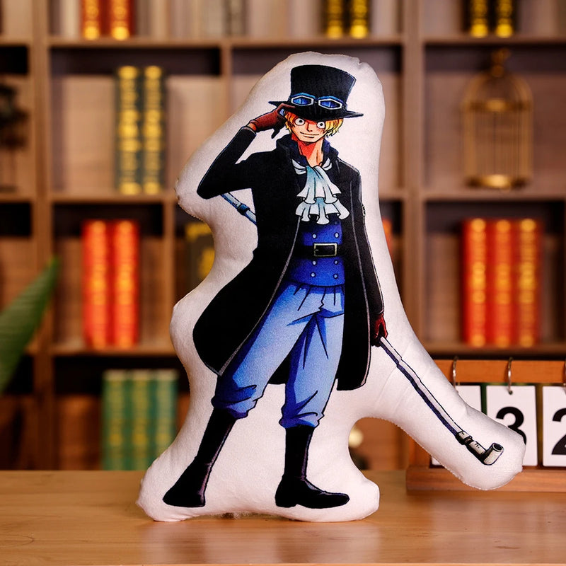 Pelucia Luffy, helicóptero, ás, roronoa, zoro, hastes Anime One piece 45cm