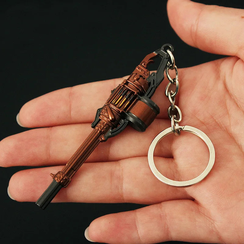 Valorant corpo a corpo reaver 2.0 karambit chaveiro para homem jogo periférico m4 samurai punhal modelo metal chaveiro pingente jóias presente