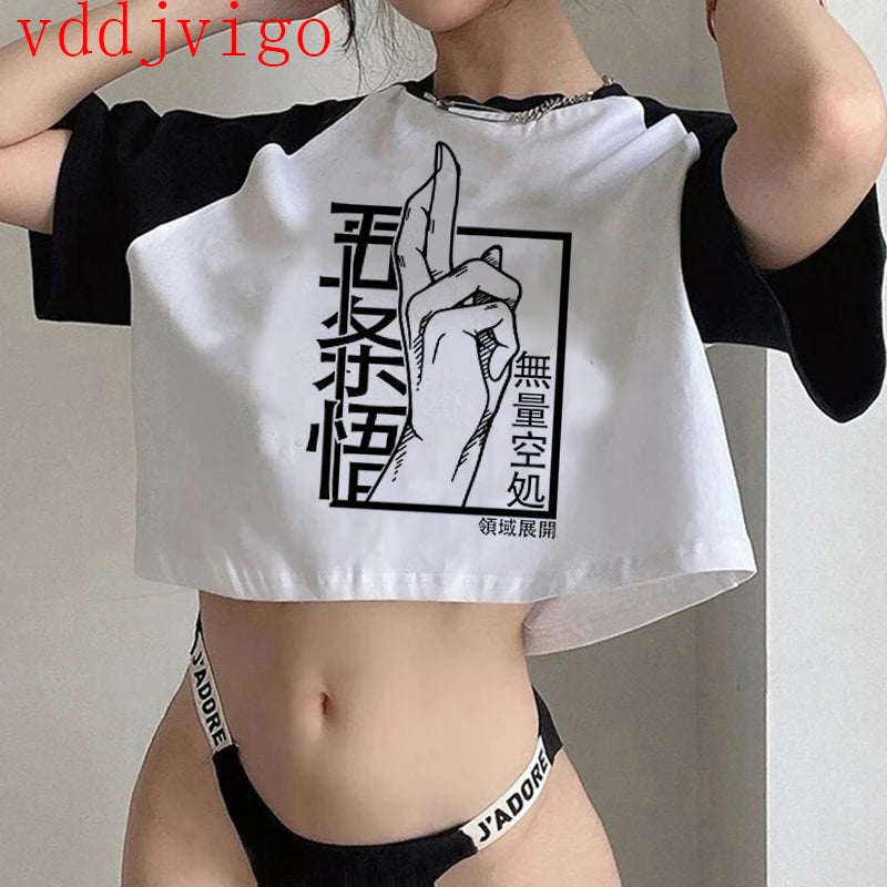 Camiseta gojo satoru, yuji itadori Anime jujutsu kaisen