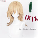 Peruca Kaveh Anime Genshin Impact, 50cm