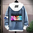 Moletom Vegeta, Son Goku & Gogeta com Capuz Anime Dragon Ball