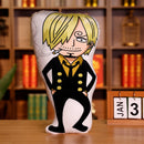 Pelucia Luffy, helicóptero, ás, roronoa, zoro, hastes Anime One piece 45cm