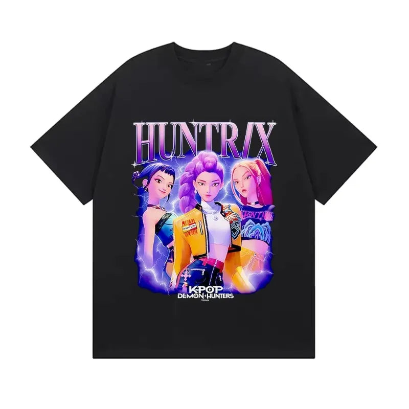Camiseta Anime kpop huntrix Demon Hunters