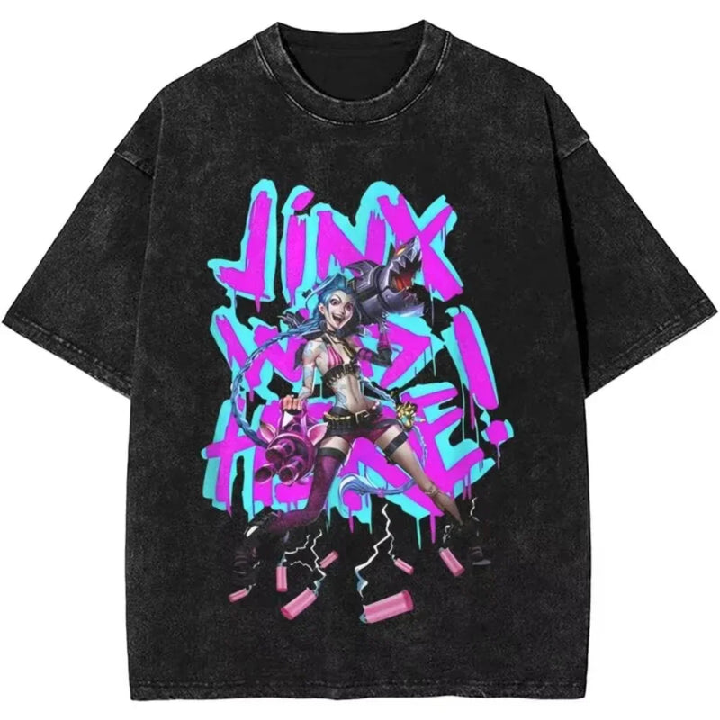 Camiseta jinx Anime Arcane