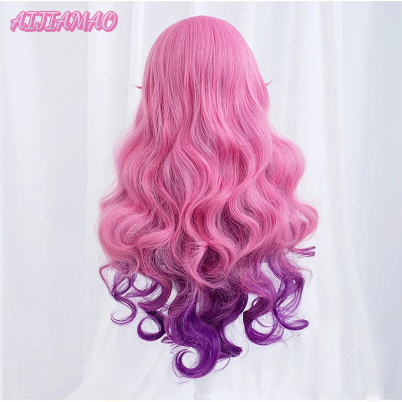 Peruca Ahri Game LOL, 70cm