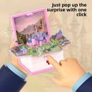 Mini chaveiro de livro 3D Harry potter