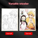 Quadro em led night Anime Demon Slayer :Kimetsu não Yaiba