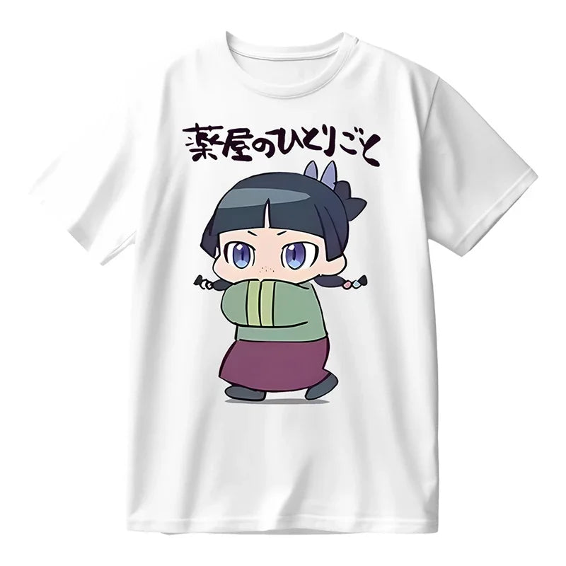 Verão anime o boticário diários oversized t camisa das mulheres dos homens o-pescoço manga curta engraçado tshirt maomao cosplay camisetas gráficas