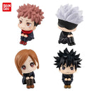 Action figure itadori yuji, gojo satori, fushiguro megumi, kugisaki anime jujutsu kaisen - 10 cm