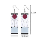 Brincos Tanjiro acrílicos Anime Demon Slayer