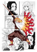 Quadro estilo manga Anime Demon Slayer