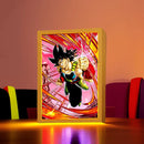 Quadro em led night Anime Dragon ball z