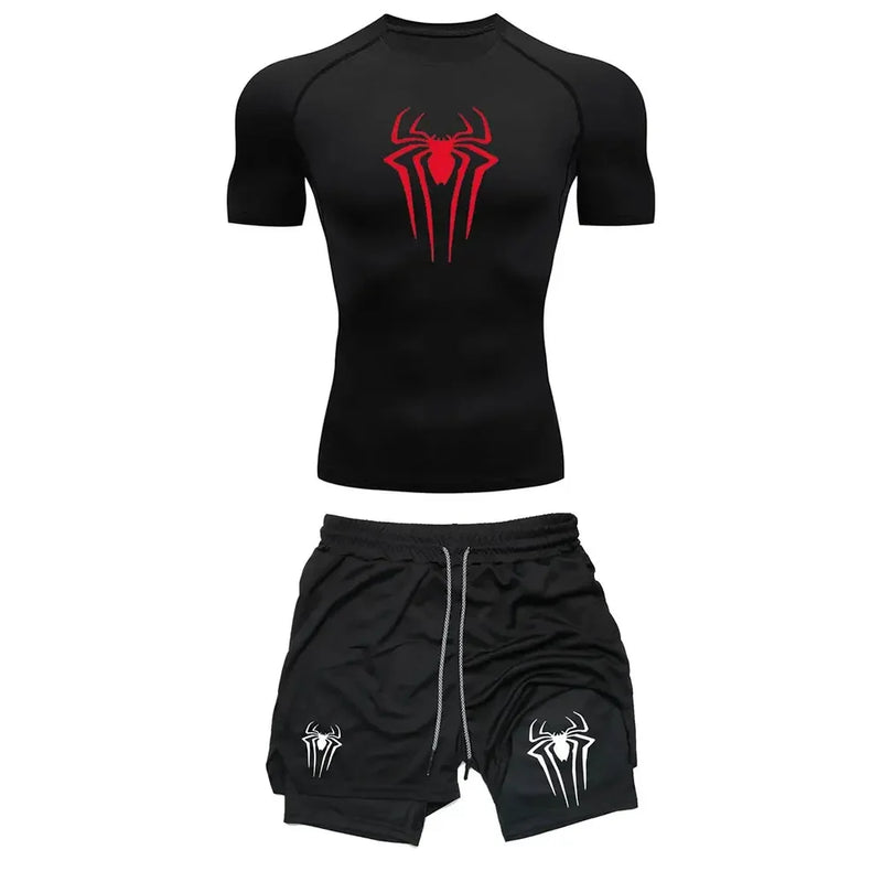 Camiseta compressão Homem Aranha