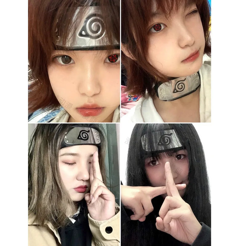 Anime Naruto Headbands para crianças, Uzumaki, Akatsuki, Figura Acessórios Cosplay, Adereços, Cinto de Cabeça, Desenhos Animados, Protetor Testa, Brinquedos do bebê, Menino