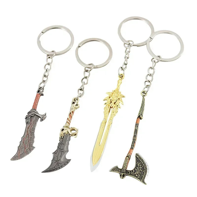 Chaveiro kratos lâminas de caos, olympus