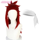 Peruca Renji Abarai Anime Bleach