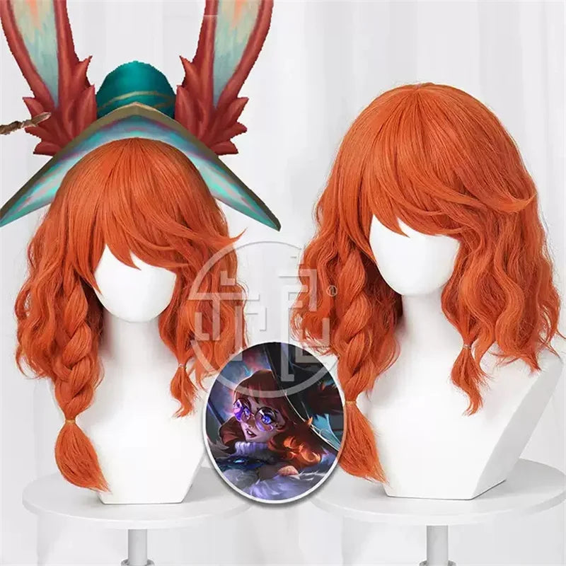 Peruca Aurora Game Lol, 45cm