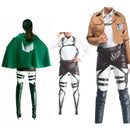 Cosplay Levi, Mikasa, Eren, Hange Zoe Anime attack on titan