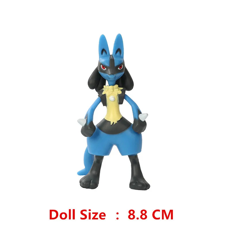 Action Figure Pikachu, Mewtwo, Charmander, Blastoise, Gurado Anime Pokemon, 4-13cm