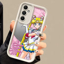 Capa Sailor Moon Tsukino Usagi Samsung Galaxy A56 A15 A16 A51 A73 A12 A13 A23 A35 A36 A53 A54 A26 A32 A34 A71