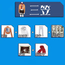 Cosplay Levi, Mikasa, Eren, Hange Zoe Anime attack on titan