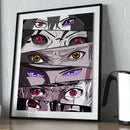 Quadro Decorativo de Parede Anime Olho Art Print Poster
