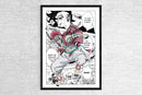 Quadro estilo manga Anime Demon Slayer
