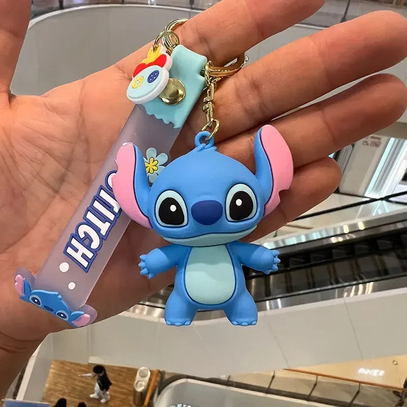 chaveiro mickey, stitch & xepa