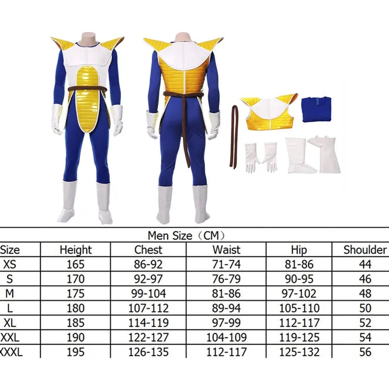 Cosplay traje Vegeta  Anime dragon ball