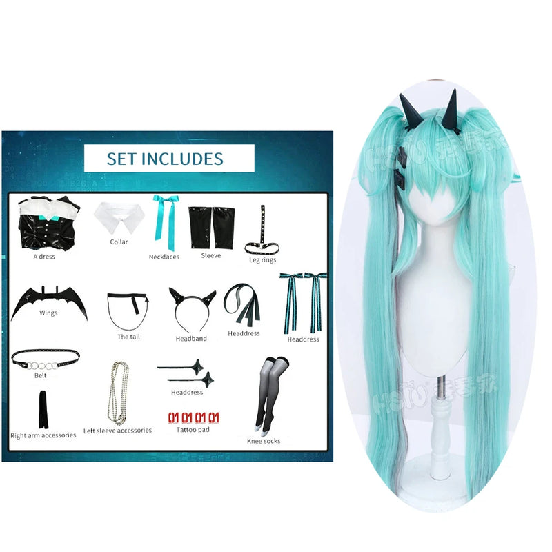 Cosplay Hatsune Miku Versão Succubus