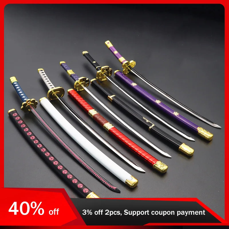 Mini Katana Zoro Anime One piece 26cm, 1 Pc