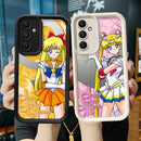 Capa Sailor Moon Tsukino Usagi Samsung Galaxy A56 A15 A16 A51 A73 A12 A13 A23 A35 A36 A53 A54 A26 A32 A34 A71