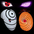 Mascara tobi obito ninja akatsuki com led Anime Naruto