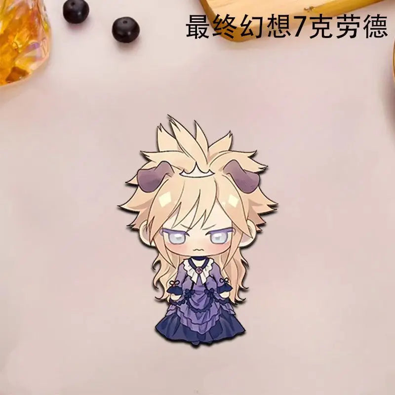 Suporte acrílico  lockhart/sephiroth Game Final Fantasy VII