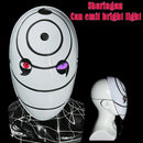 Mascara tobi obito ninja akatsuki com led Anime Naruto