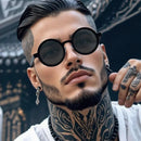 Óculos Estilo Gojo/sakamoto com ajuste para sol